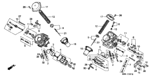 XL600V Carburetor assy