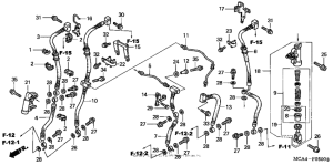 GL1800 Тормозные шланги
