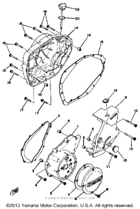 XS400F Боковые крышки