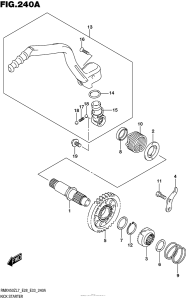 RMX450 Кик стартер