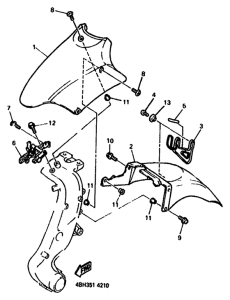 GTS1000A Переднее крыло
