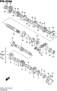 SV650 Трансмиссия