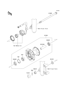  Переднее колесо