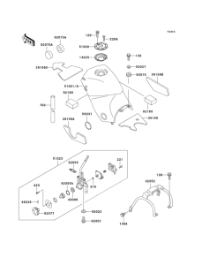 KLE500 Fuel tank(1 / 2)