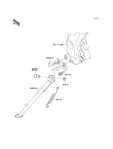ZR1000 Подножка