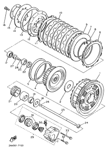 FJ1200 Сцепление
