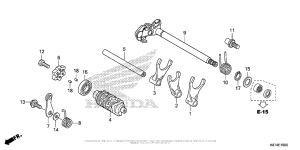 CMX300 Вилка переключения передач