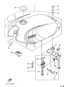 RD50 Топливный бак