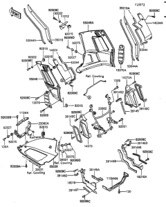ZG1000 Капот двигателя нижний