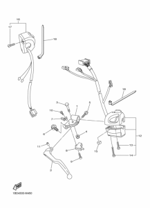 FZ8-SA Interruptor  manillar&palanc