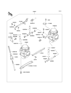 EX500 Карбюратор