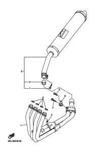 YZF-R6S Выхлоп