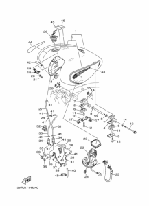 XV1700ATS XV17ATSY Tank fuel