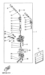 YQ50 Карбюратор