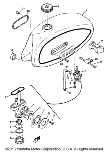 DT1B Топливный бак