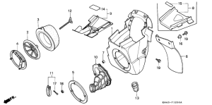 CR250R Воздухоочиститель