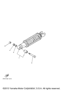 TTR225R Задняя подвеска