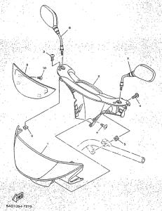 YN50R Обтекатель 1