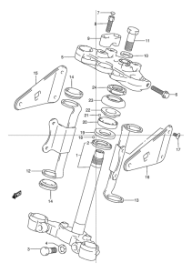 TU125 Траверса нижняя