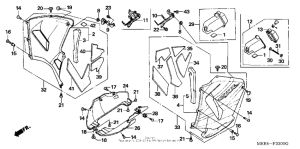  Нижний обтекатель