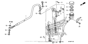XR650L Задний тормозной цилиндр