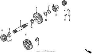 CR250R Кик стартер