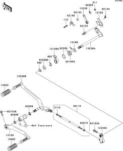 VN2000 Gear change mechanism(a2)