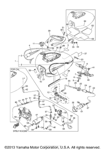 XVS11VC Топливный бак