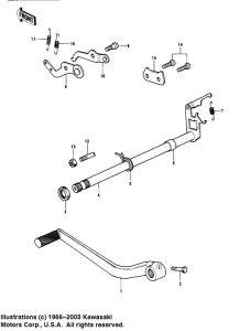 KX400 Переключатель передач