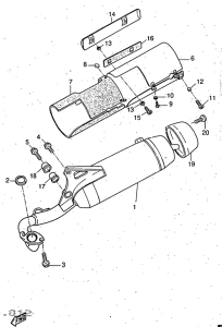 YQ50 Выхлопная система