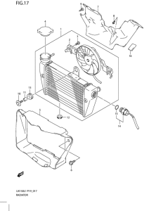 UX150 Радиатор