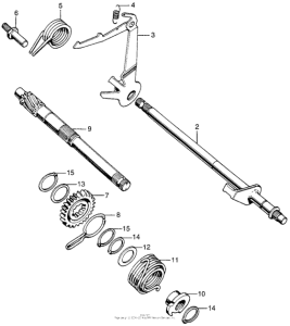 C70 Kick starter + gear charge