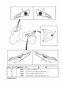 MW125 エンブレム & ラベル 1