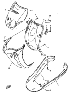 YN50R Ветровое стекло