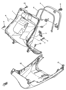 YA50S Carroceria delantera posterior