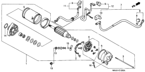 VT1100C2 Стартерный мотор