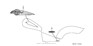 VT600C Наклейки