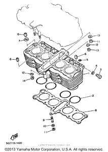 XJ700N Цилиндры