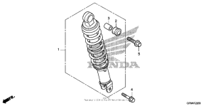 NHX110 Задние амортизаторы