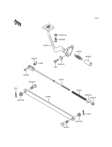 EL250 Педаль тормоза