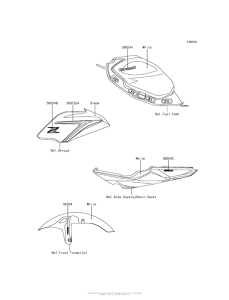 ER650 Decals (White)