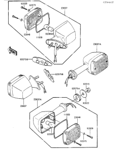 ZX750 Поворотники