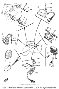 XS650SH Электрика