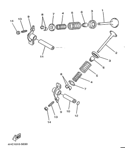 YP250 Клапана