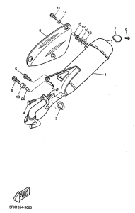 CW50RS Выхлопная система