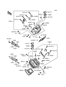 VN250 Головка цилиндров