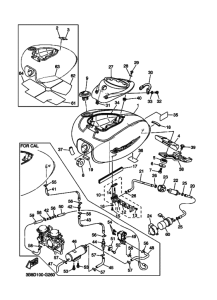 XVS1100 XVS11X Tank fuel