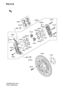 VZ1600 Передний суппорт
