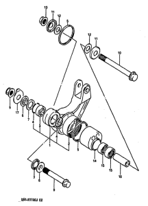 GSX-R1100 Втулки заднего рычага