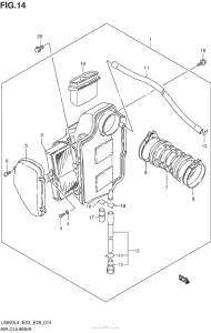LS650 Воздушный фильтр
